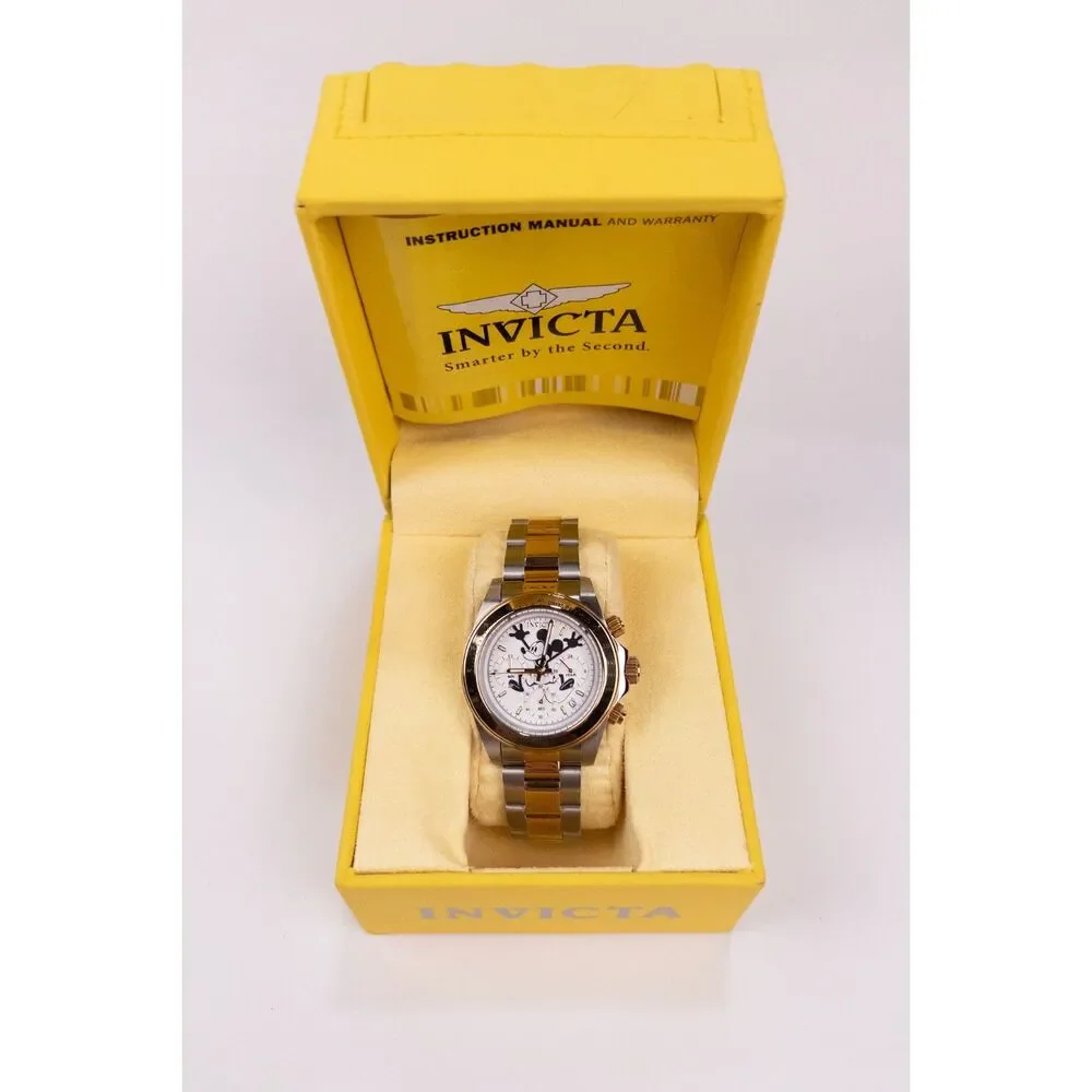 Invicta Disney Mickey Mouse Limited Edition Two Tone Quartz Watch